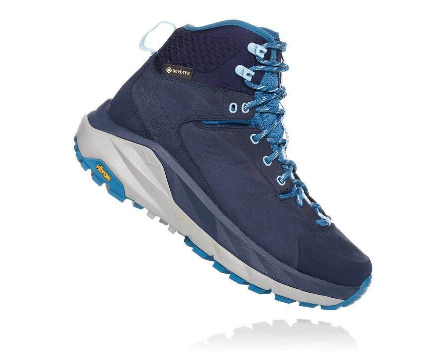 Sapatilhas Hoka One One Feminino Azul Marinho - Kaha Gore-Tex - 230-JYVIRL